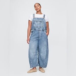 GAP Ultrasoft Horseshoe Barrel Overalls, VGUC, Size XL